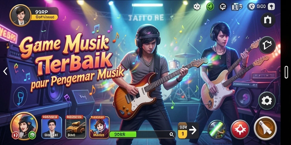 Tampilan gameplay menarik dari 99RP dengan efek visual yang menawan.