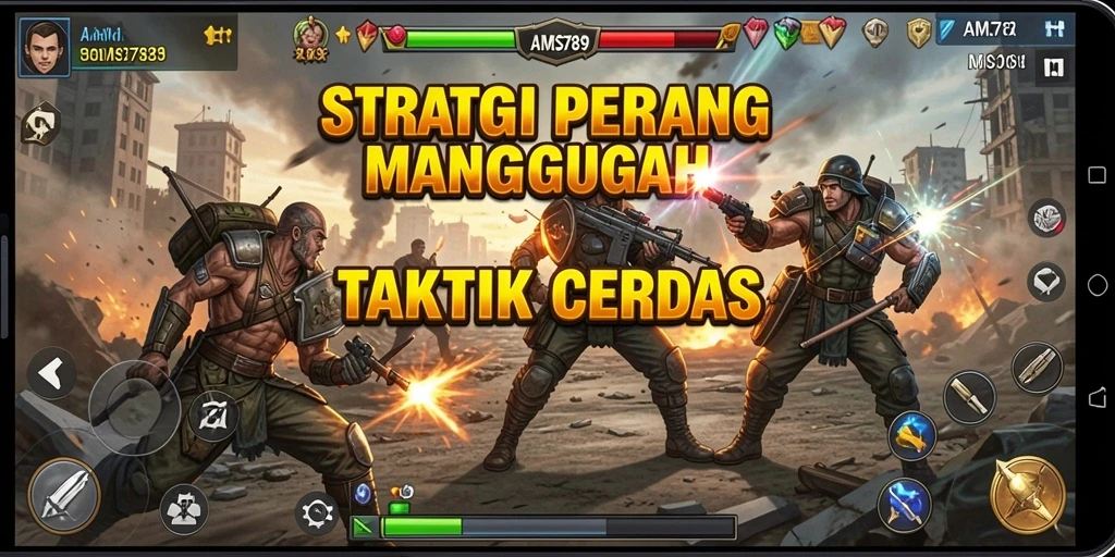 Screenshot utama menunjukkan gameplay intens dalam <strong>AMS789</strong> dengan taktik yang menawan.