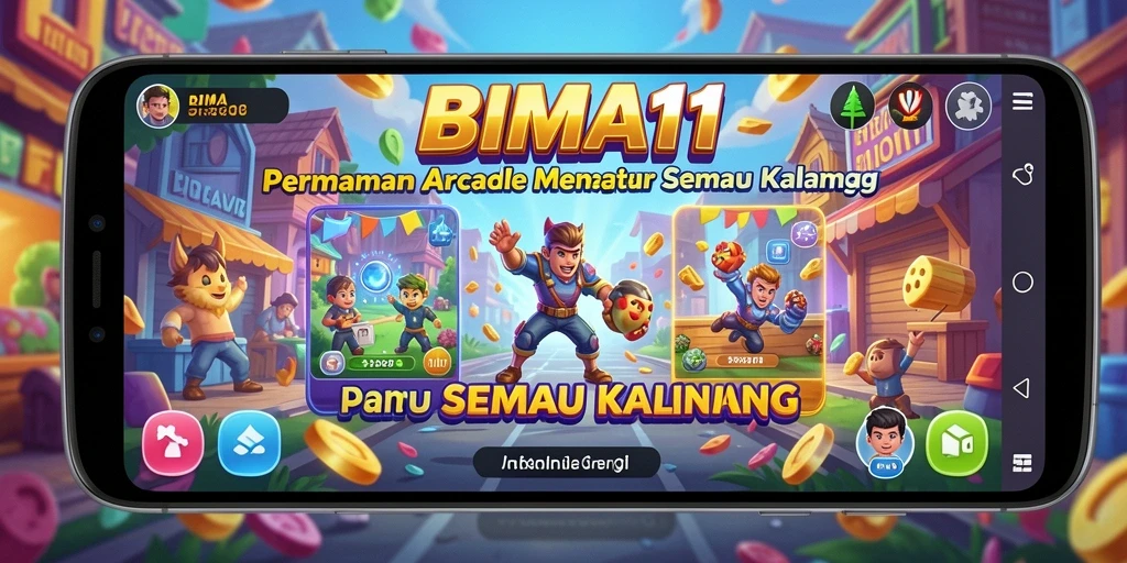 Tampilan seru BIMA11 dengan aksi gameplay Arcade yang menegangkan.