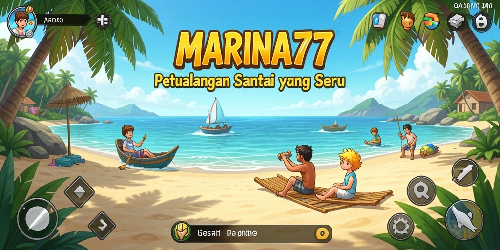 Tampilan gameplay seru dan interaktif dari MARINA77.